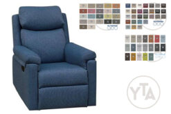 SILLÓN RELAX MOD. LINDY APERTURA DE PALANCA. COLOR A ELEGIR.