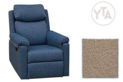 SILLÓN RELAX MOD. LINDY APERTURA DE PALANCA EN COLOR PIEDRA