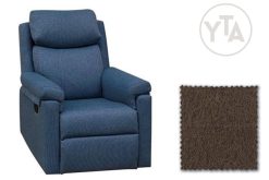 SILLÓN RELAX MOD. LINDY APERTURA ELÉCTRICA EN COLOR CHOCO