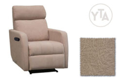 SILLÓN RELAX MOD. TIARA APERTURA DE PALANCA EN COLOR PIEDRA