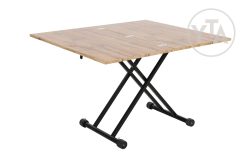 MESA CENTRO ELEVABLE y EXTENSIBLE simil MADERA mod. TÁMESIS