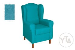 SILLÓN CLÁSICO FIJO mod. OREJERO.  COLOR NIDO 17